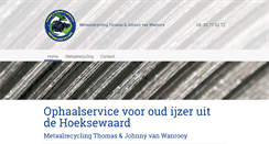 Desktop Screenshot of oudijzerenmetaalhandel.nl